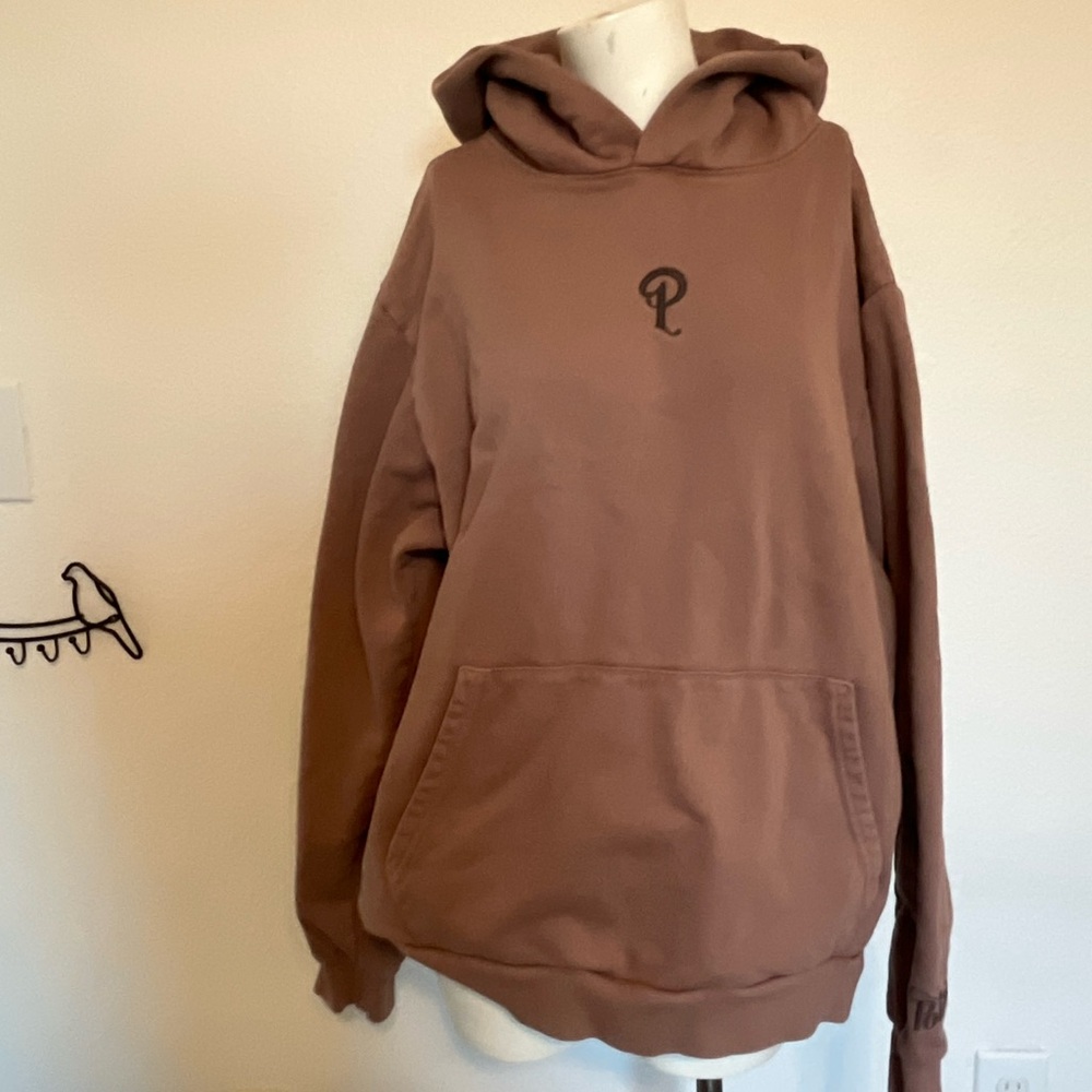 Politics dusty rose hoodie size Large